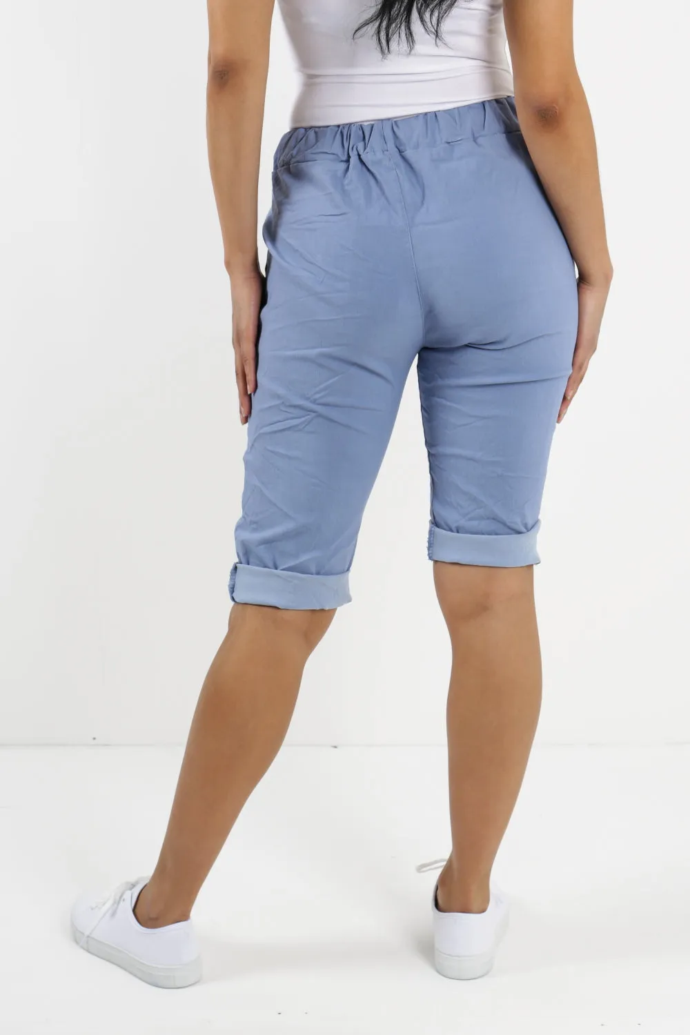 Italian Plain Magic Stretch Chino Shorts