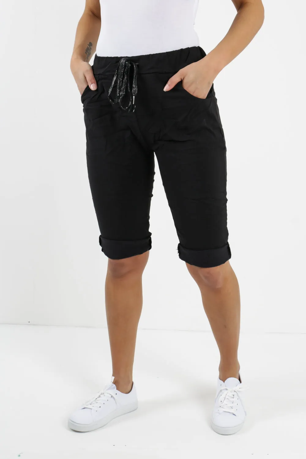 Italian Plain Magic Stretch Chino Shorts