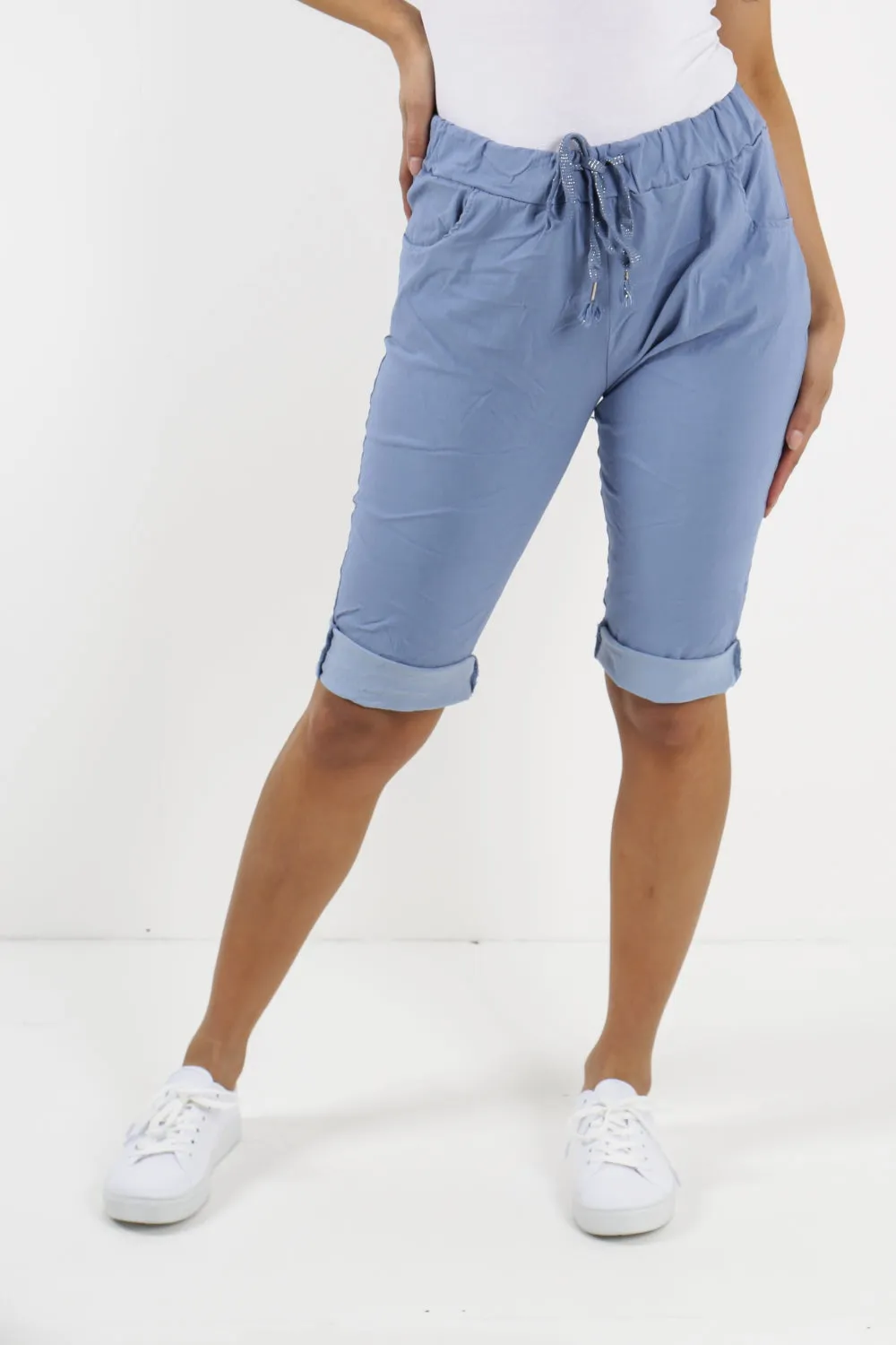 Italian Plain Magic Stretch Chino Shorts