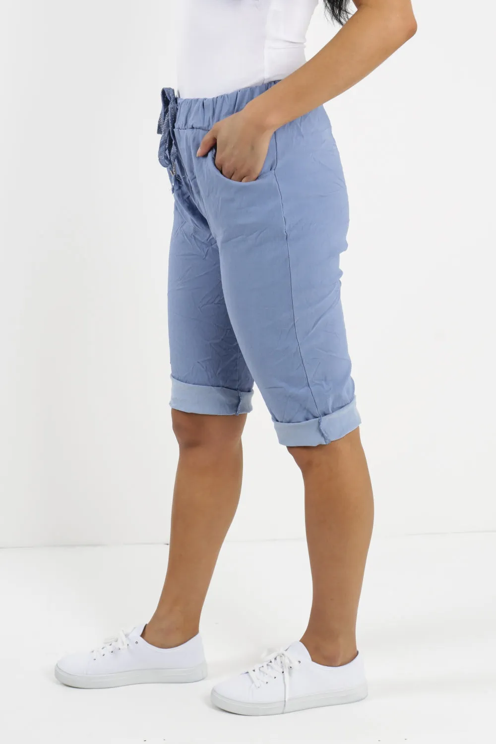 Italian Plain Magic Stretch Chino Shorts