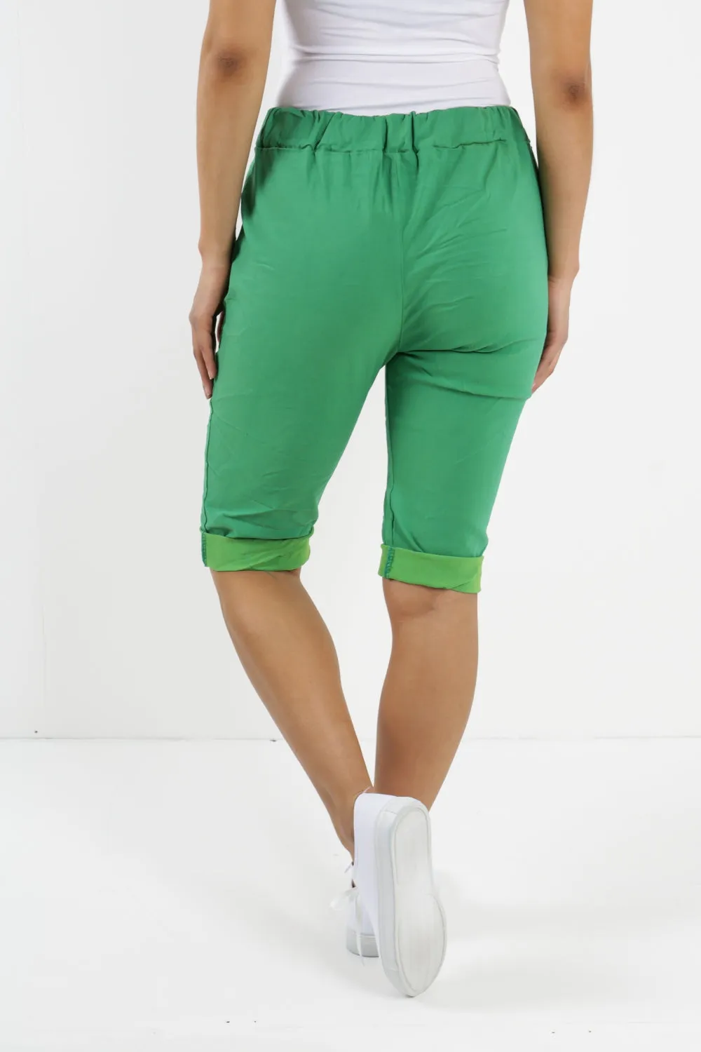 Italian Plain Magic Stretch Chino Shorts