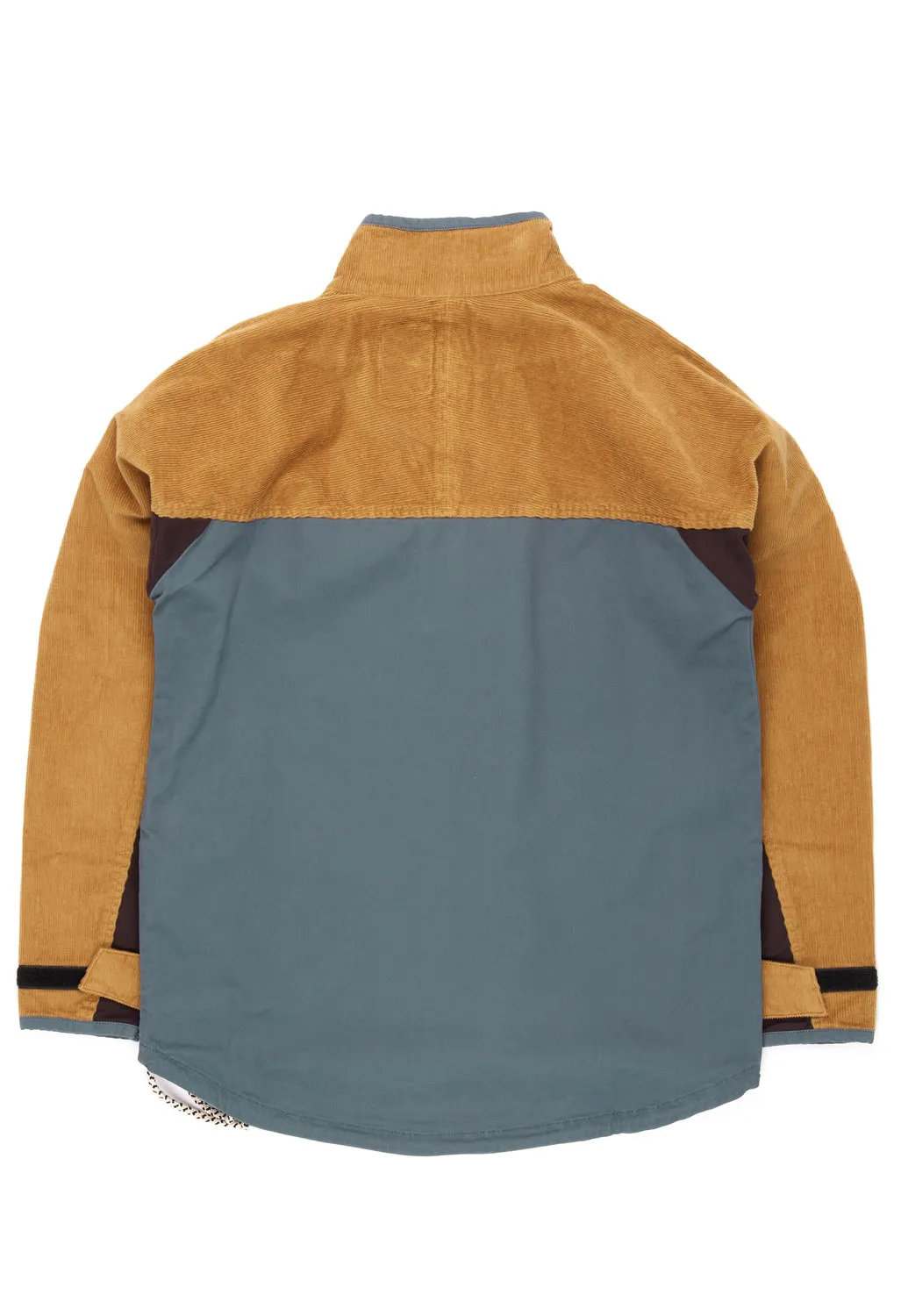 KAVU Men's Throwshirt Flex Half Zip Jacket - Bend Blend