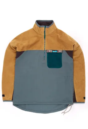 KAVU Men's Throwshirt Flex Half Zip Jacket - Bend Blend