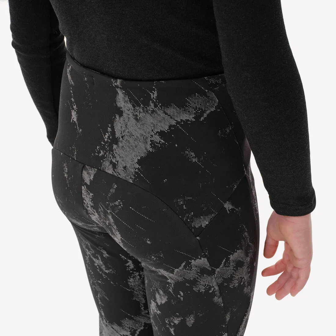 KIDS’ WARM HIKING LEGGINGS - SH100 - 7-15 YEARS