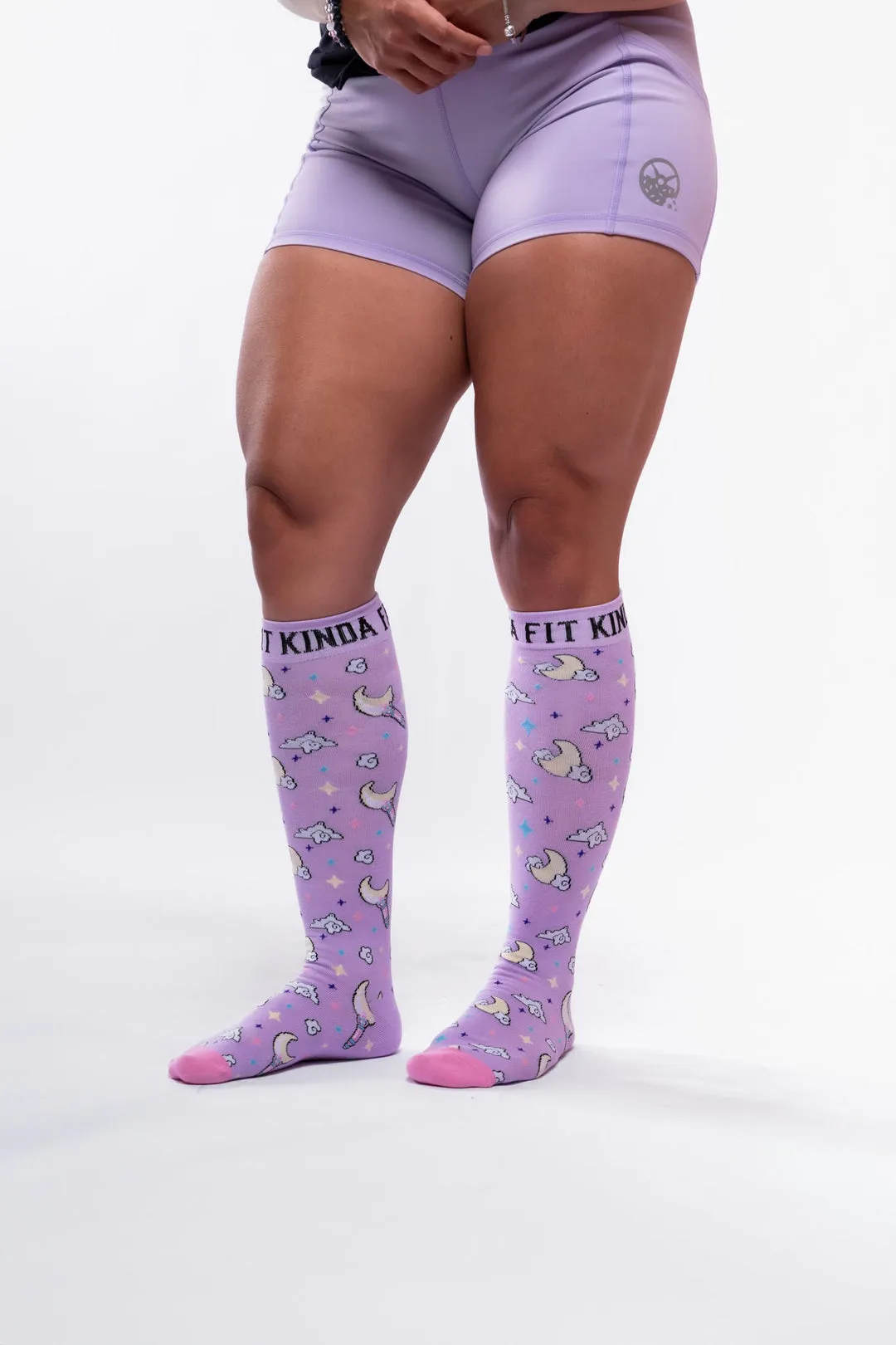 Kinda Fit Kinda Fat Swoler Moon Deadlift Socks
