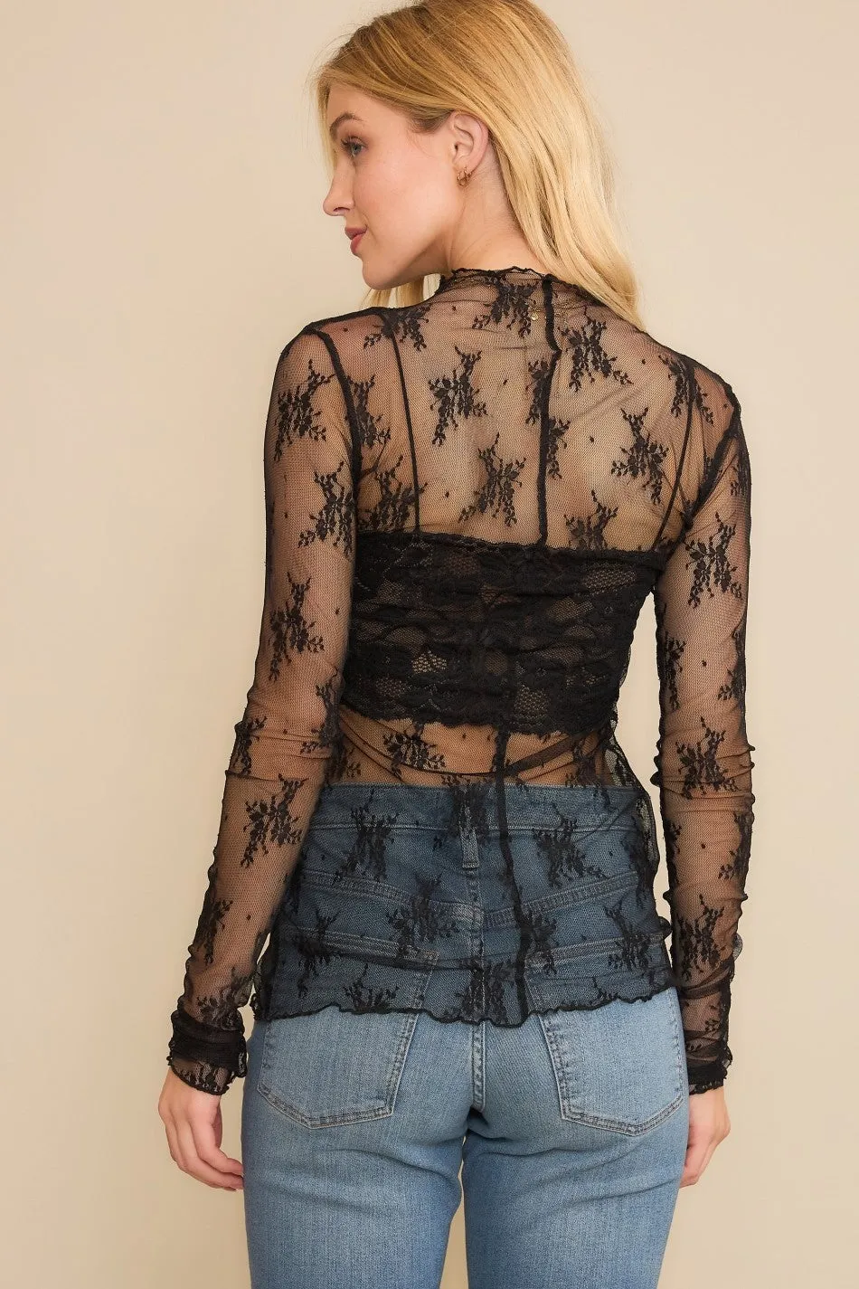 Lilith Floral Lace Layering Top | 2 Colors