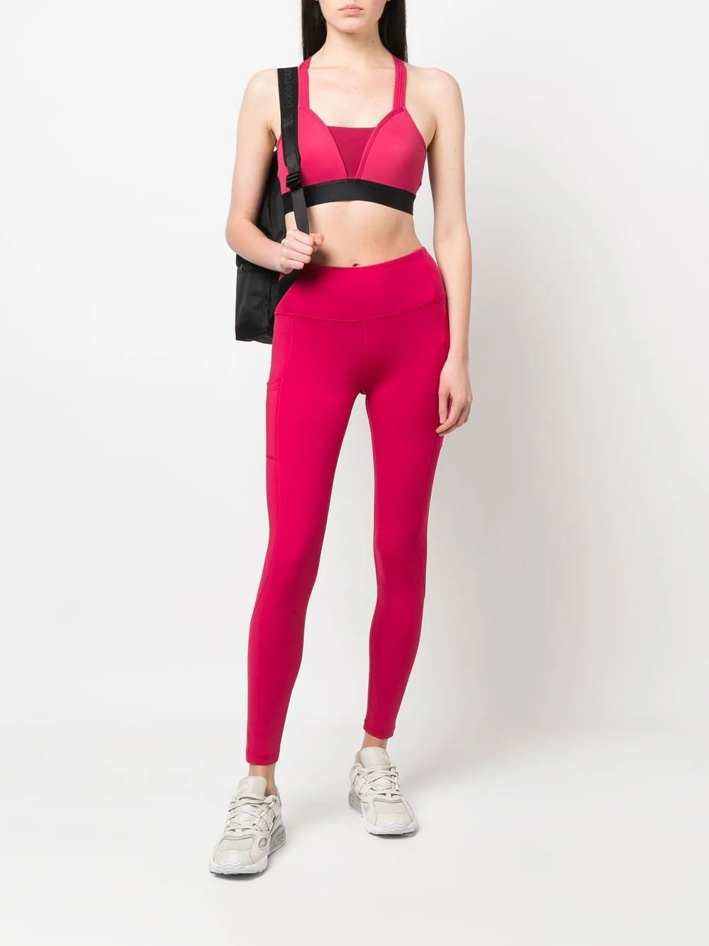logo-print stretch leggings