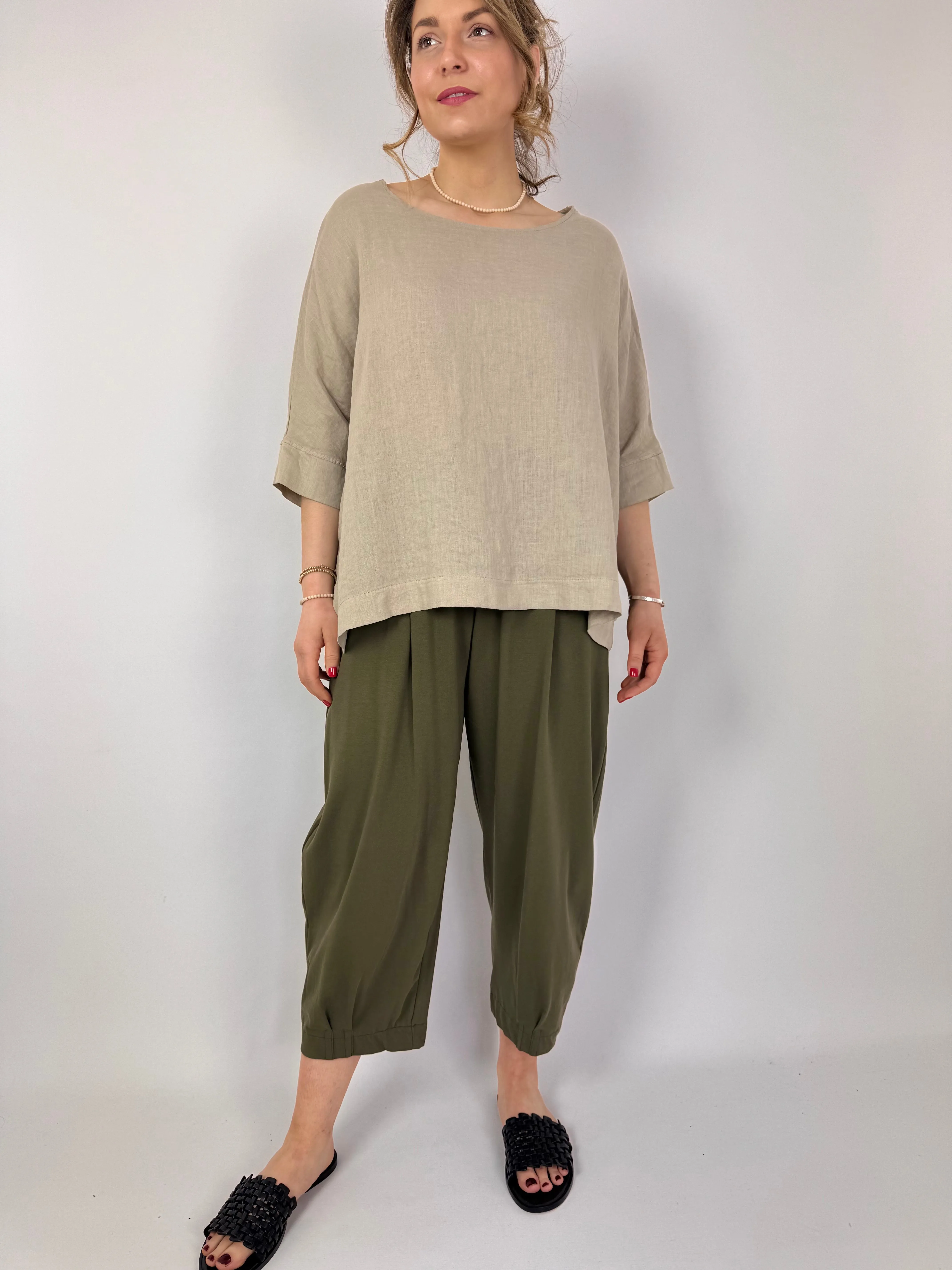 Mama b Bianco U Trousers Alga