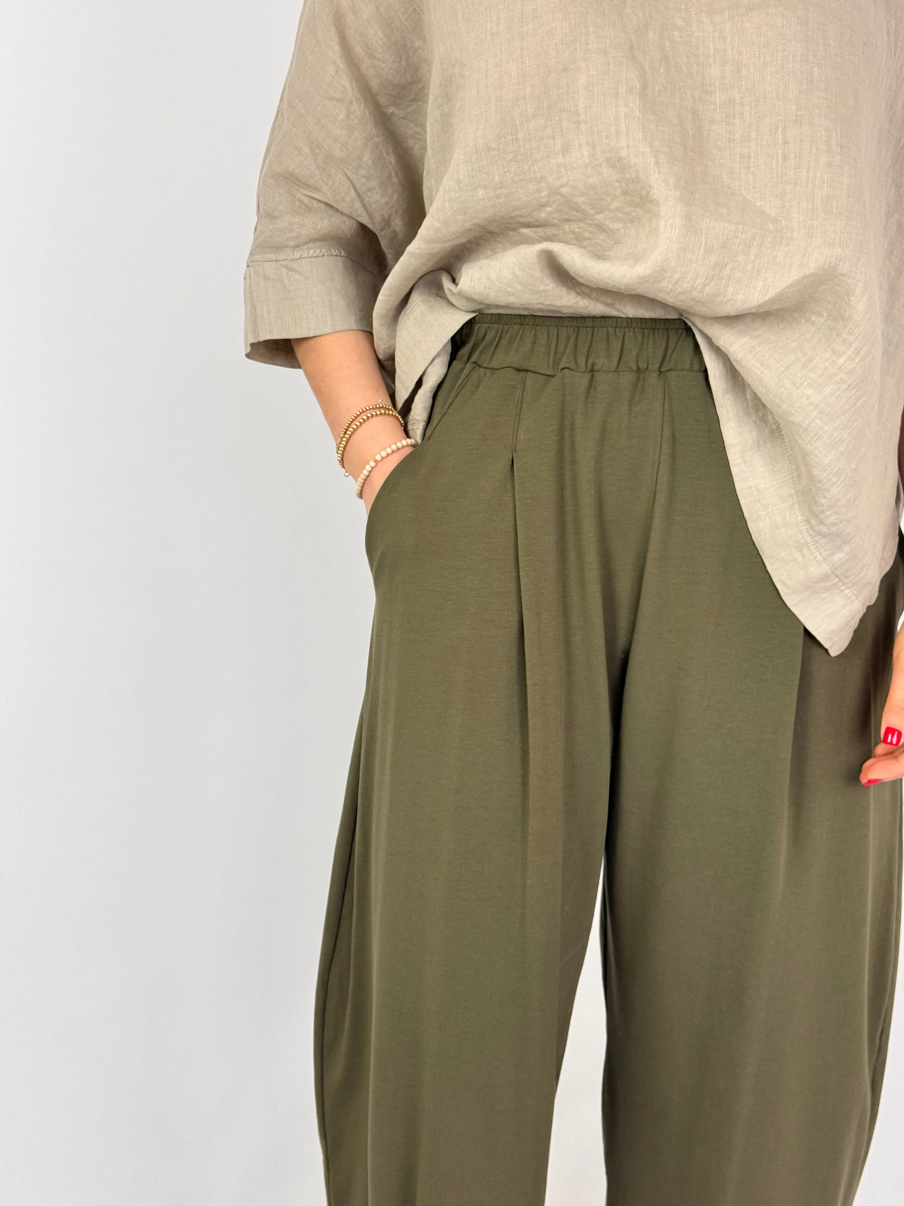 Mama b Bianco U Trousers Alga