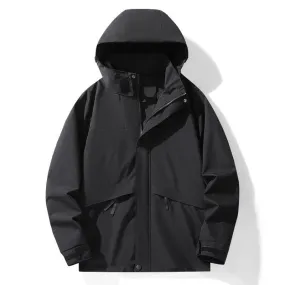 Men's Outdoor Waterproof Windproof Sports Jacket - Hooded