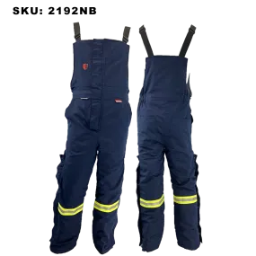 Men's Premium FR Navy Insulated winter Bibs