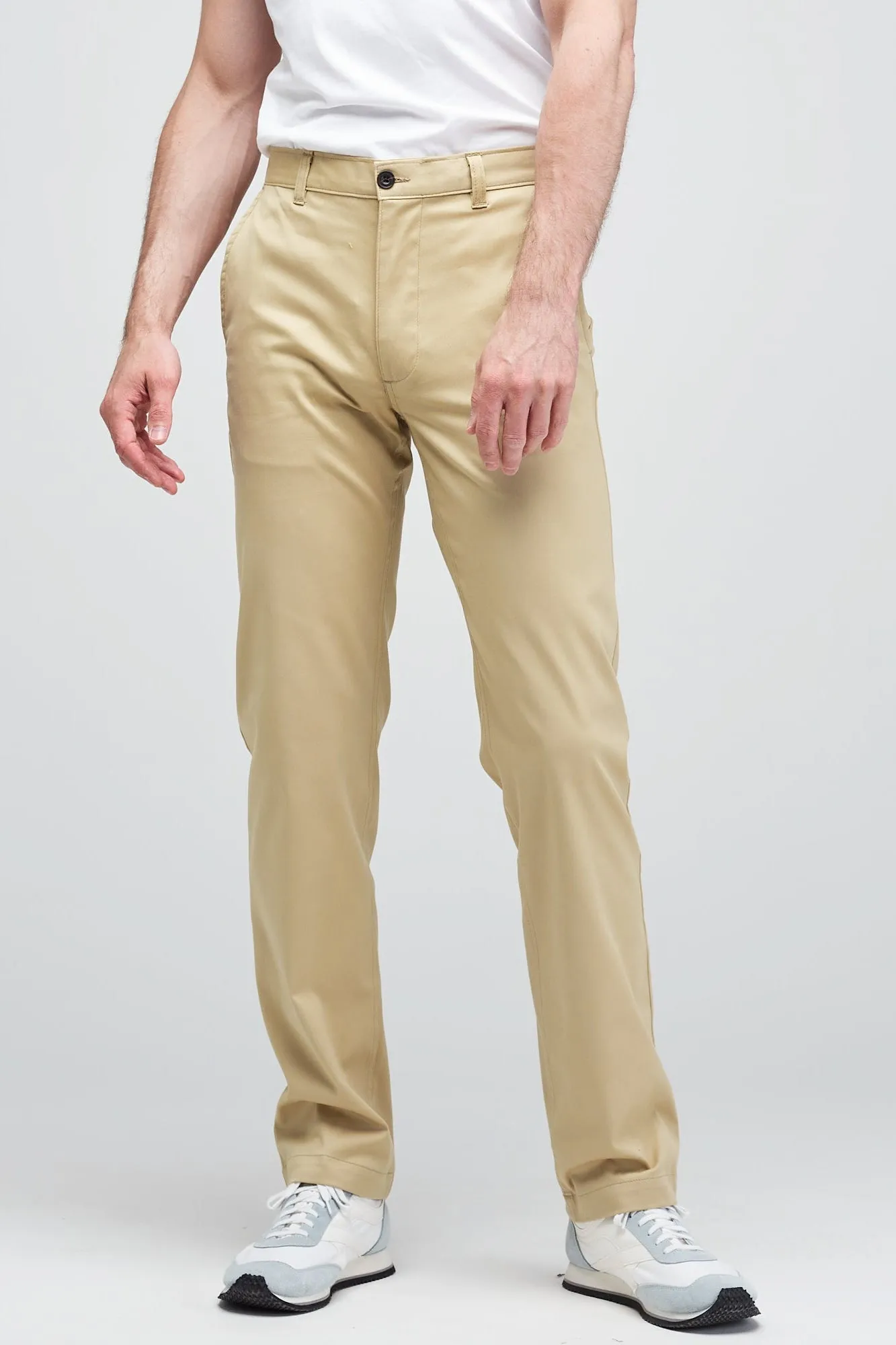 Men's Slim Stretch Chino - Stone