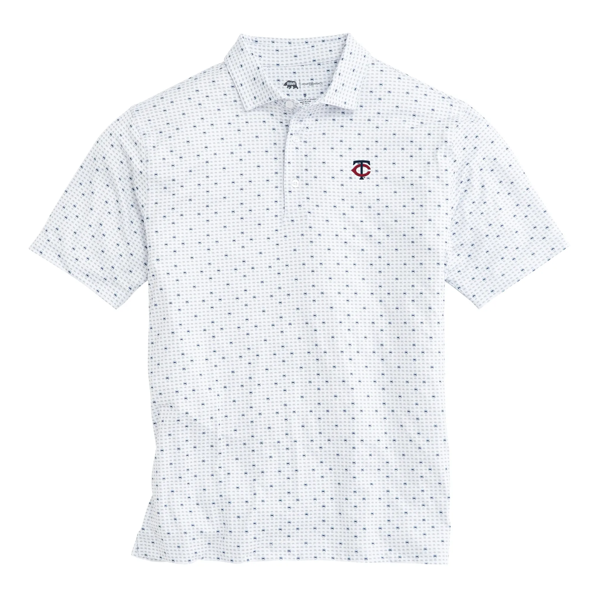 Minnesota Twins Tour Logo Printed Performance Polo