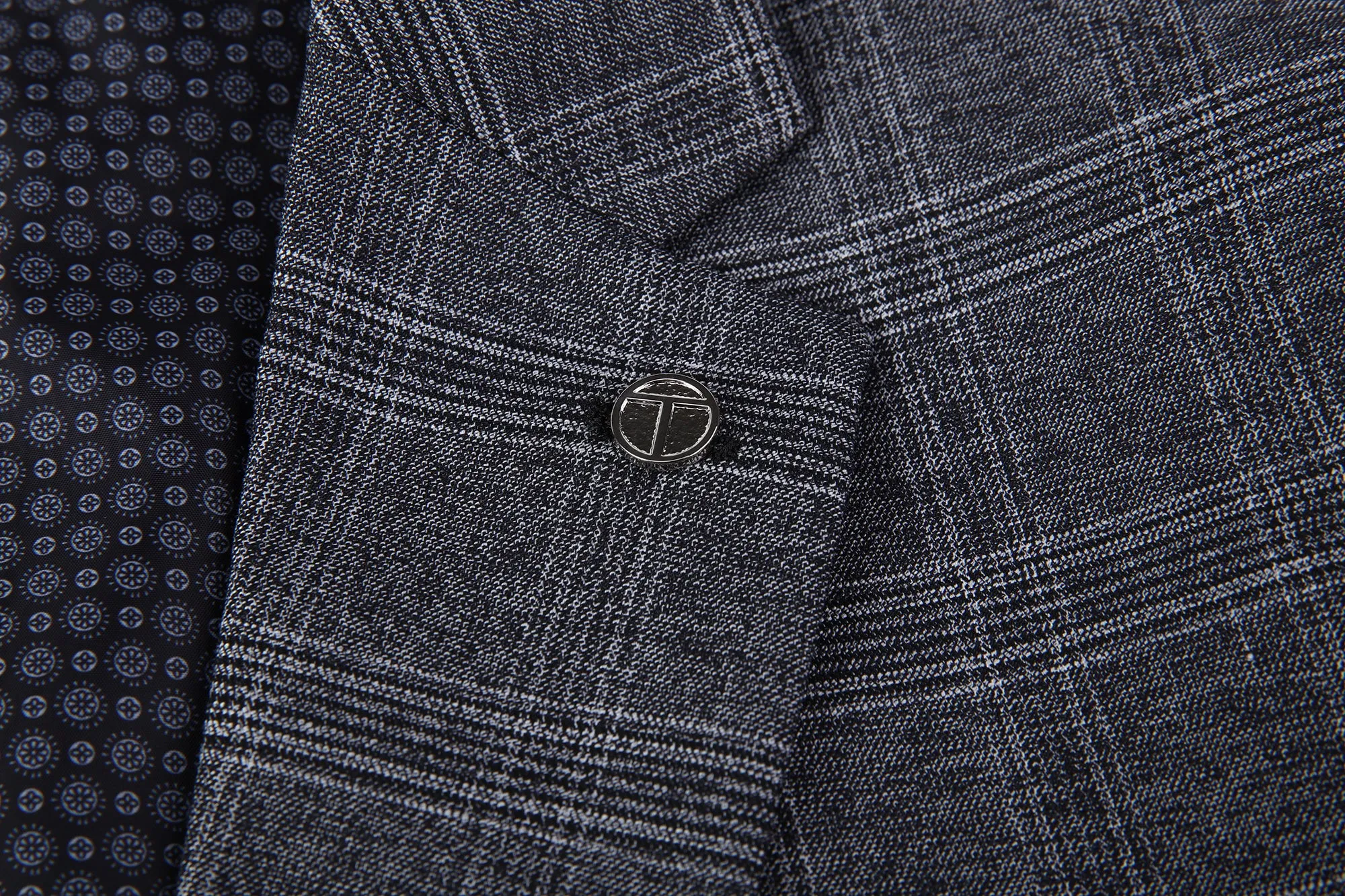 Modern Vintage Collection Sport Coat  PLAID GREY TBK501