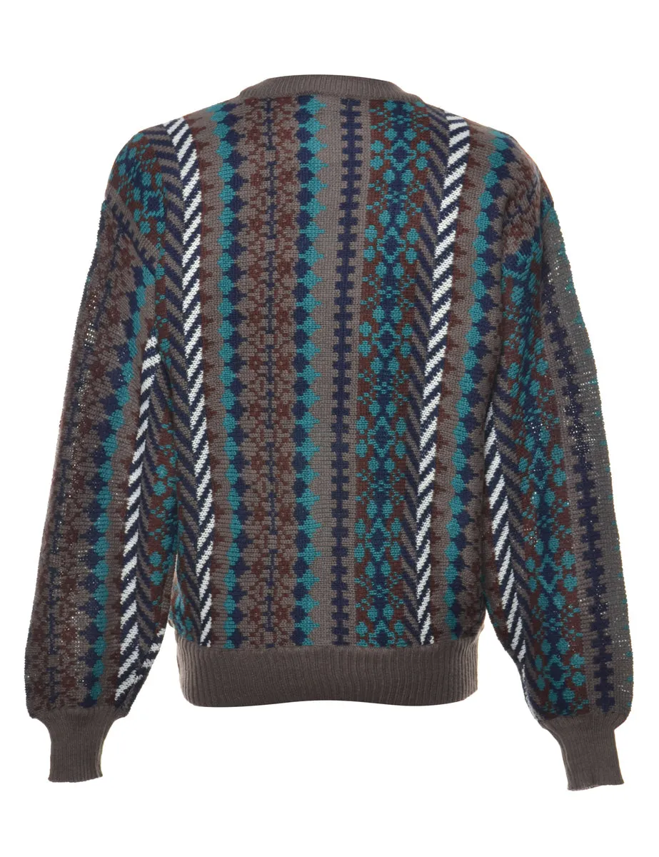 Multi-colour Patterned Jumper - M