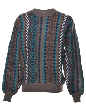 Multi-colour Patterned Jumper - M