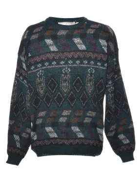 Multi-colour Patterned Jumper - XL