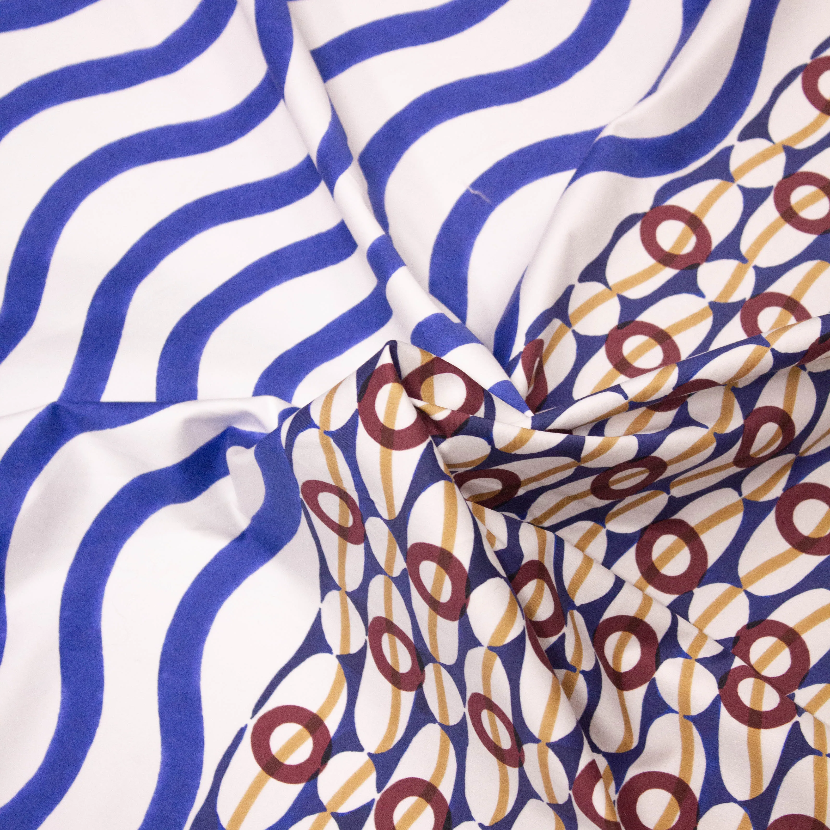 Nano Multicolour Abstract Cotton Stretch PANEL 125cm
