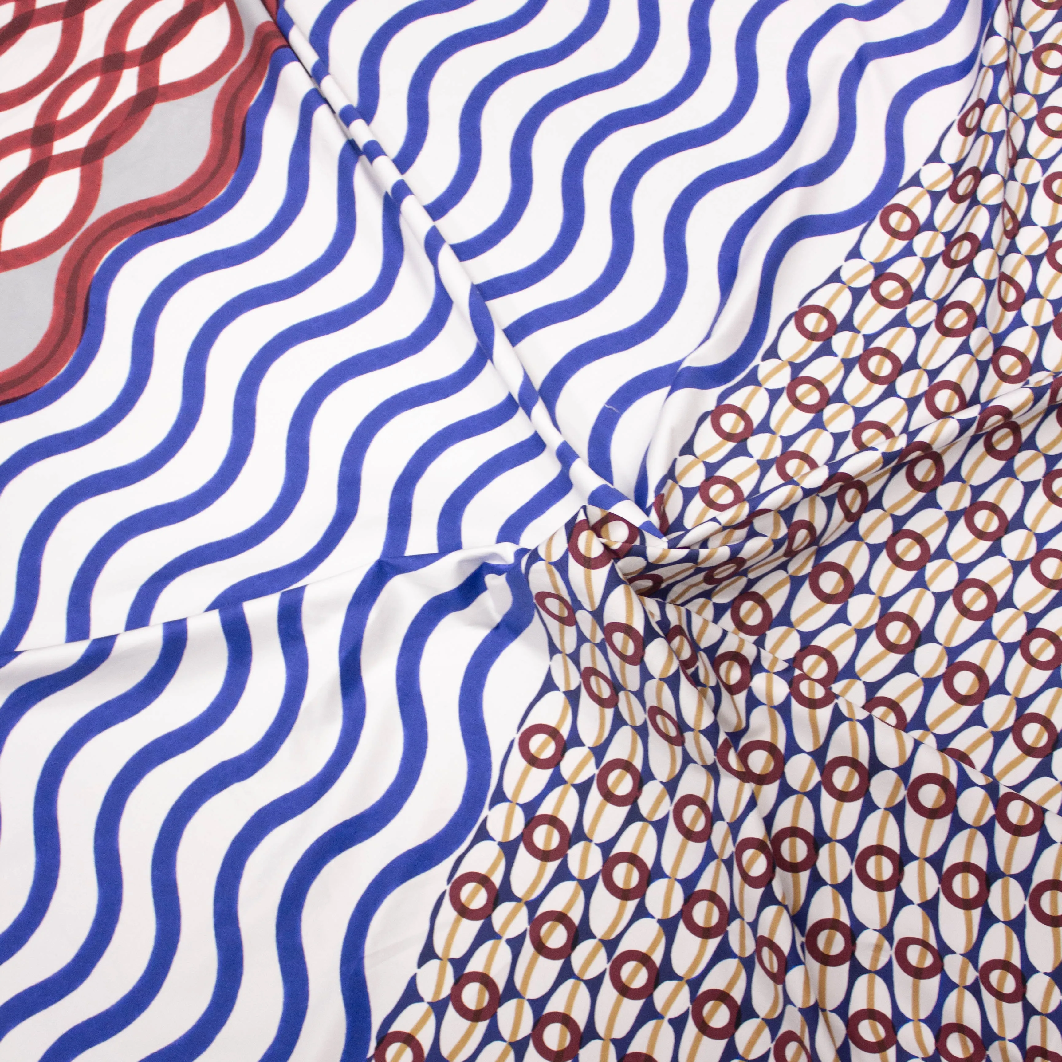 Nano Multicolour Abstract Cotton Stretch PANEL 125cm
