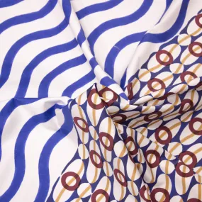Nano Multicolour Abstract Cotton Stretch PANEL 125cm