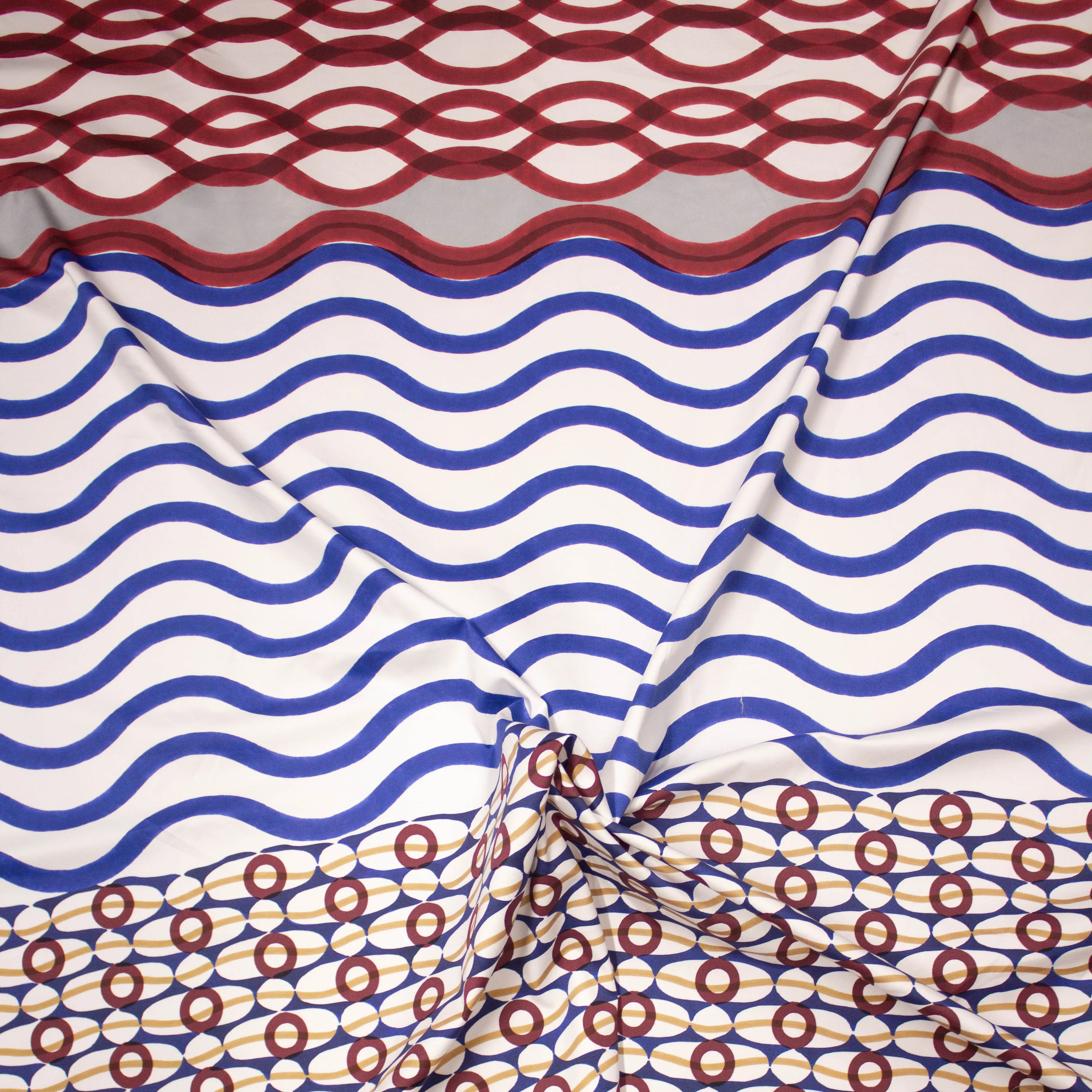 Nano Multicolour Abstract Cotton Stretch PANEL 125cm