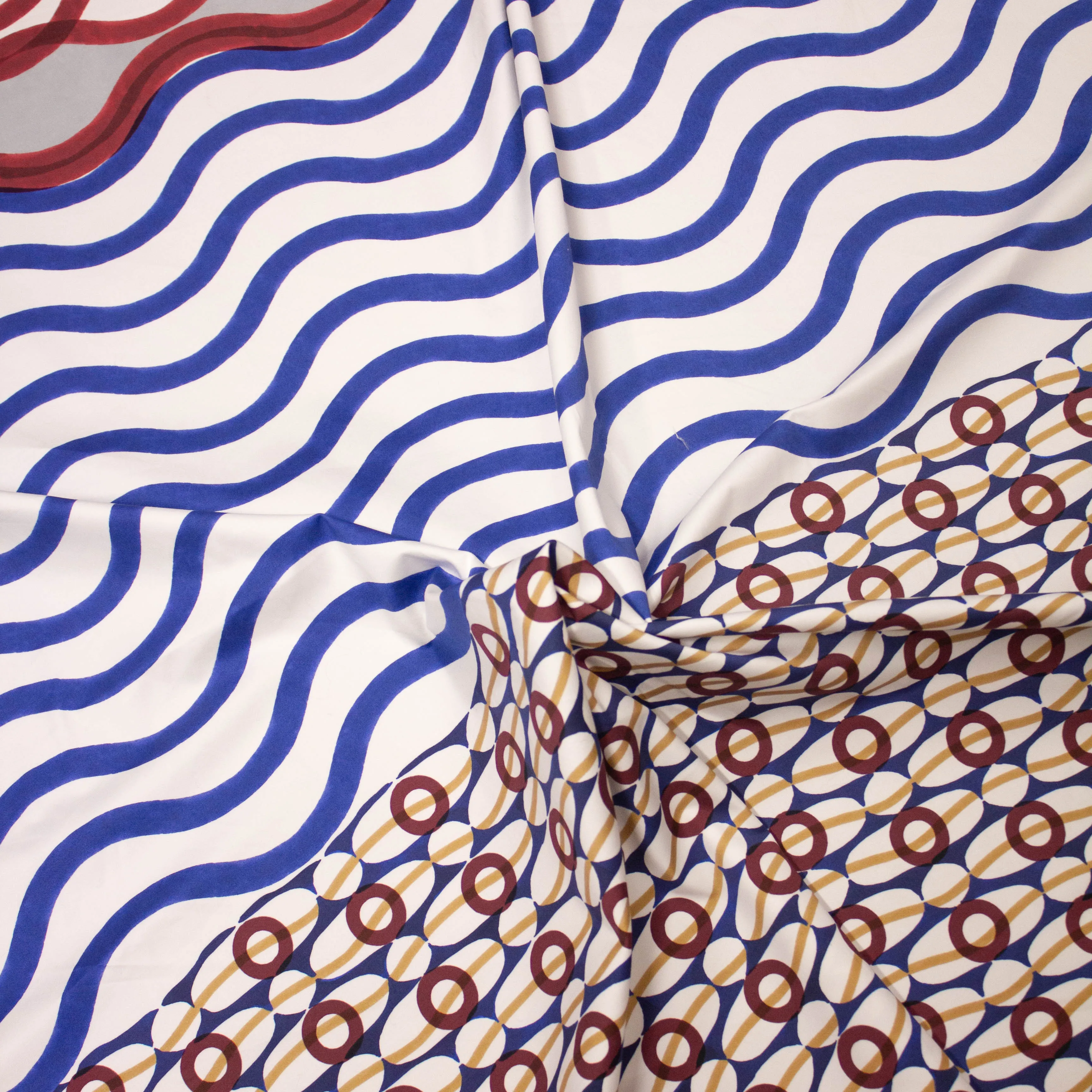 Nano Multicolour Abstract Cotton Stretch PANEL 125cm