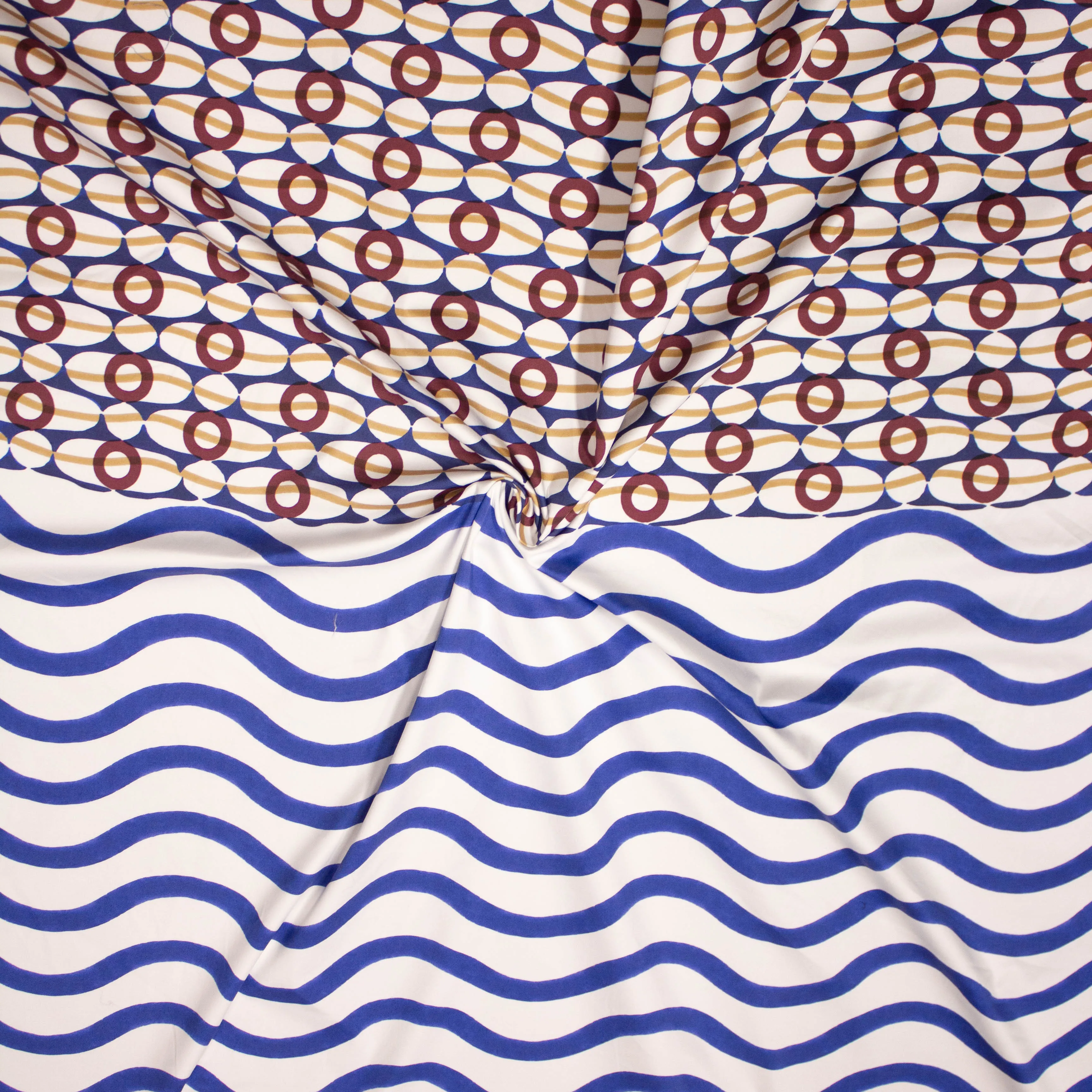 Nano Multicolour Abstract Cotton Stretch PANEL 125cm
