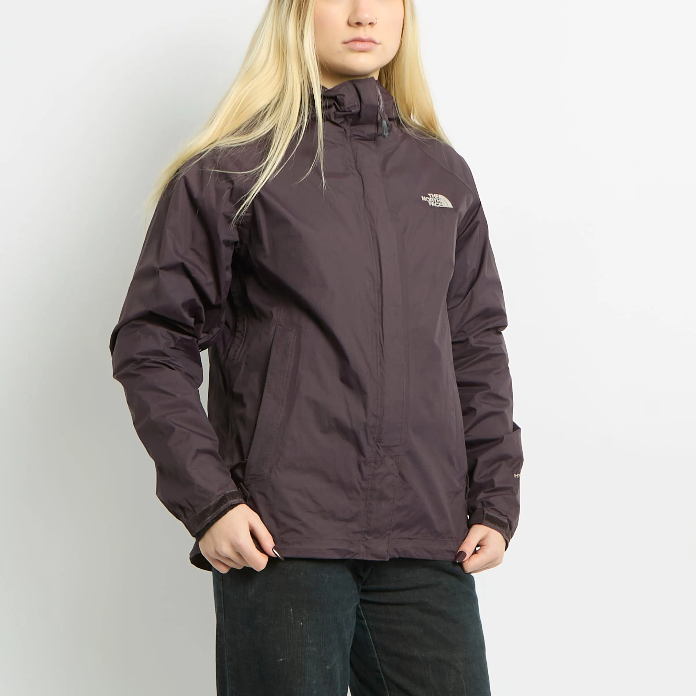 North Face Hooded Waterproof Coat - M