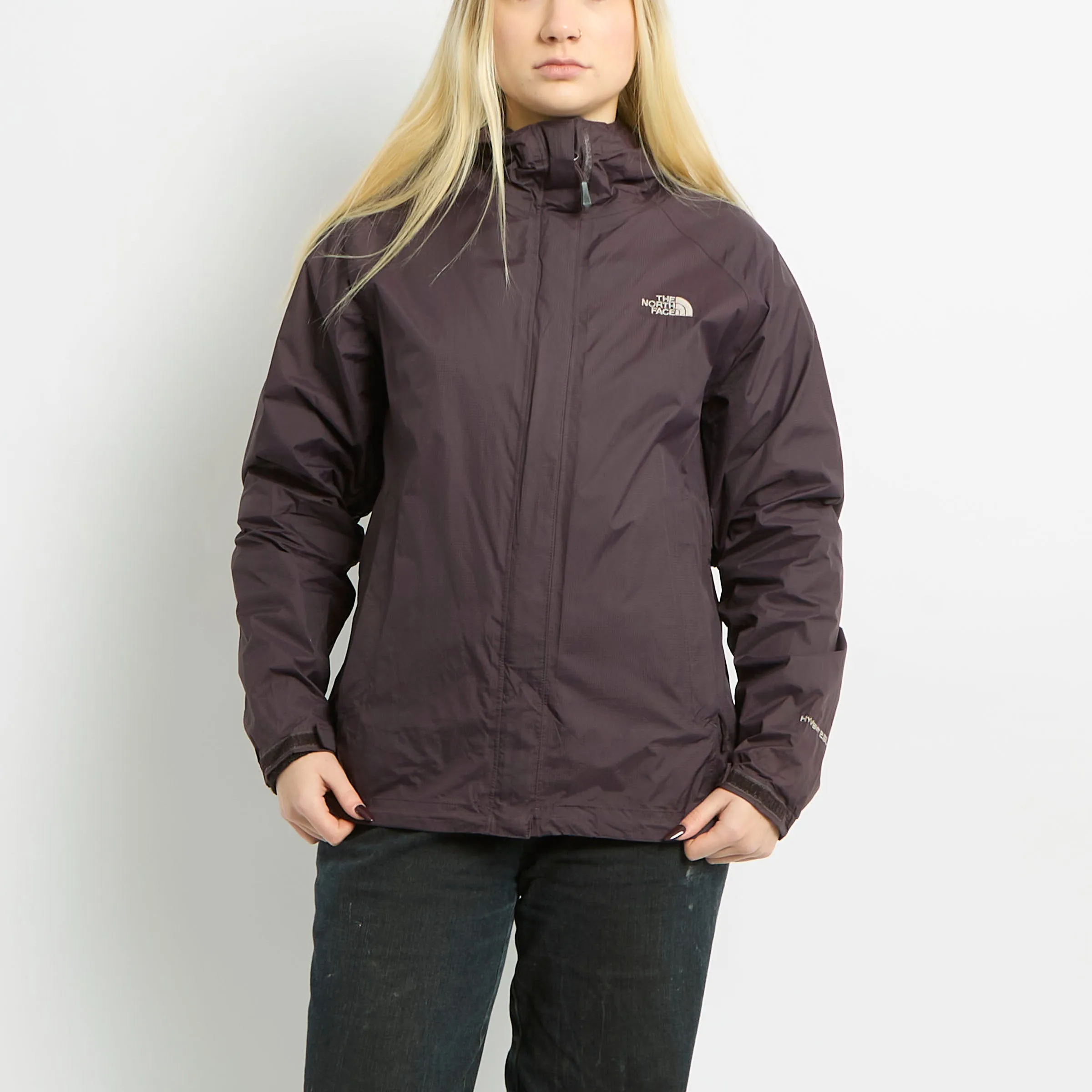 North Face Hooded Waterproof Coat - M