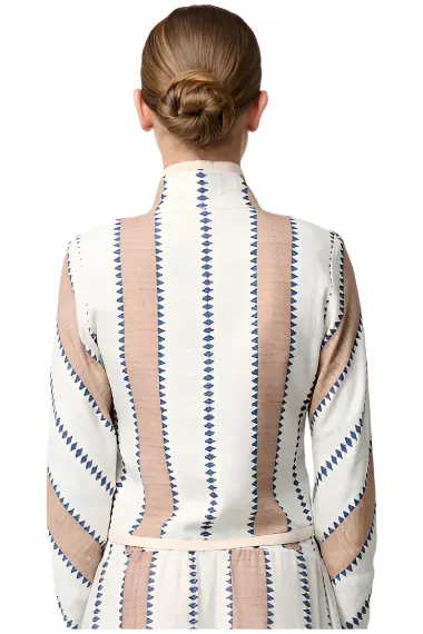 ONCE WAS DELRAY JACKET - INK FLE' & CAYMAN STRIPE