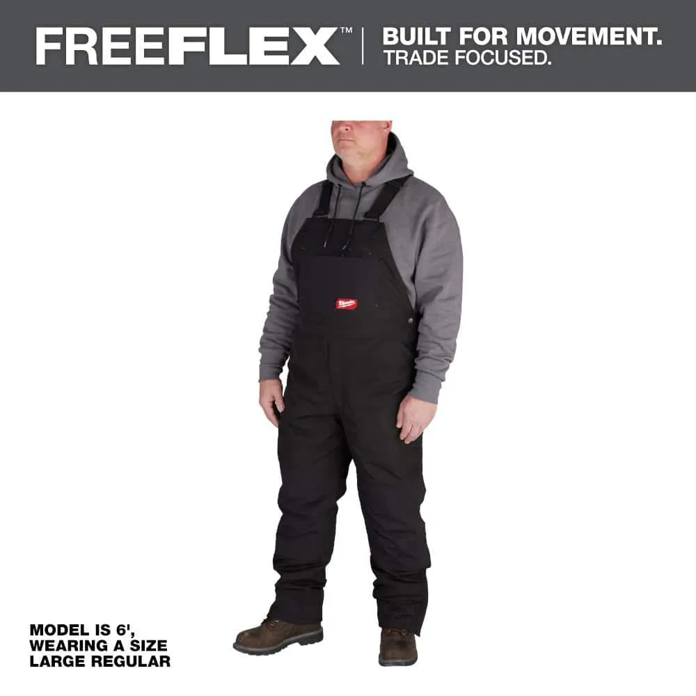 Open Box -  Men's XL-Regular Black FREEFLEX Insulated Bib Overalls