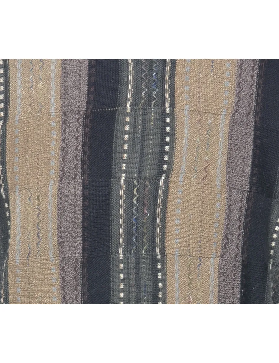 Patterned Jantzen Jumper - L