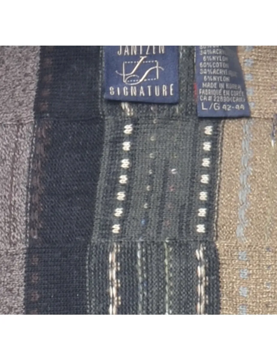 Patterned Jantzen Jumper - L