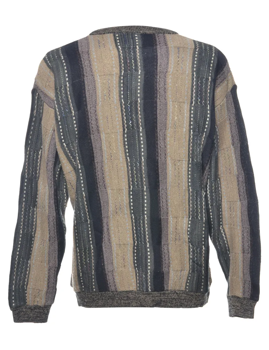 Patterned Jantzen Jumper - L