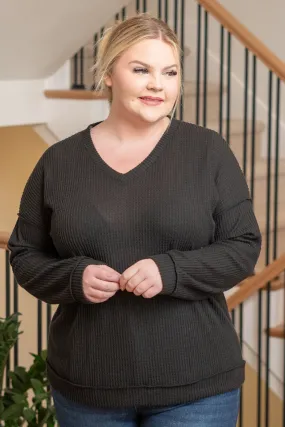 Plus Size Kelley Layering Top - Black