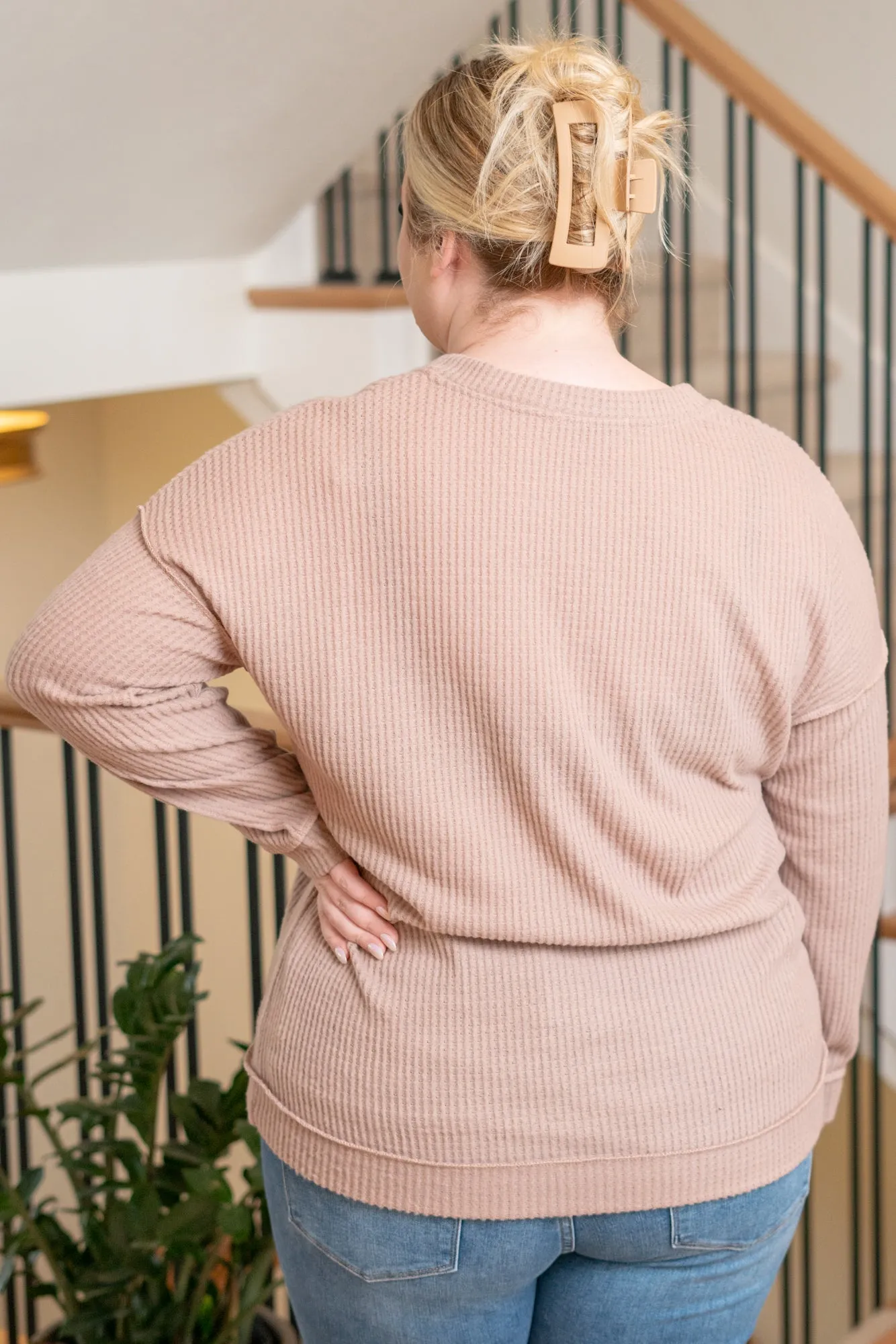 Plus Size Kelley Layering Top - Taupe