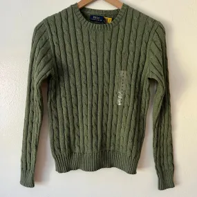 Polo Ralph Lauren Cable-Knit Cotton Crewneck Sweater