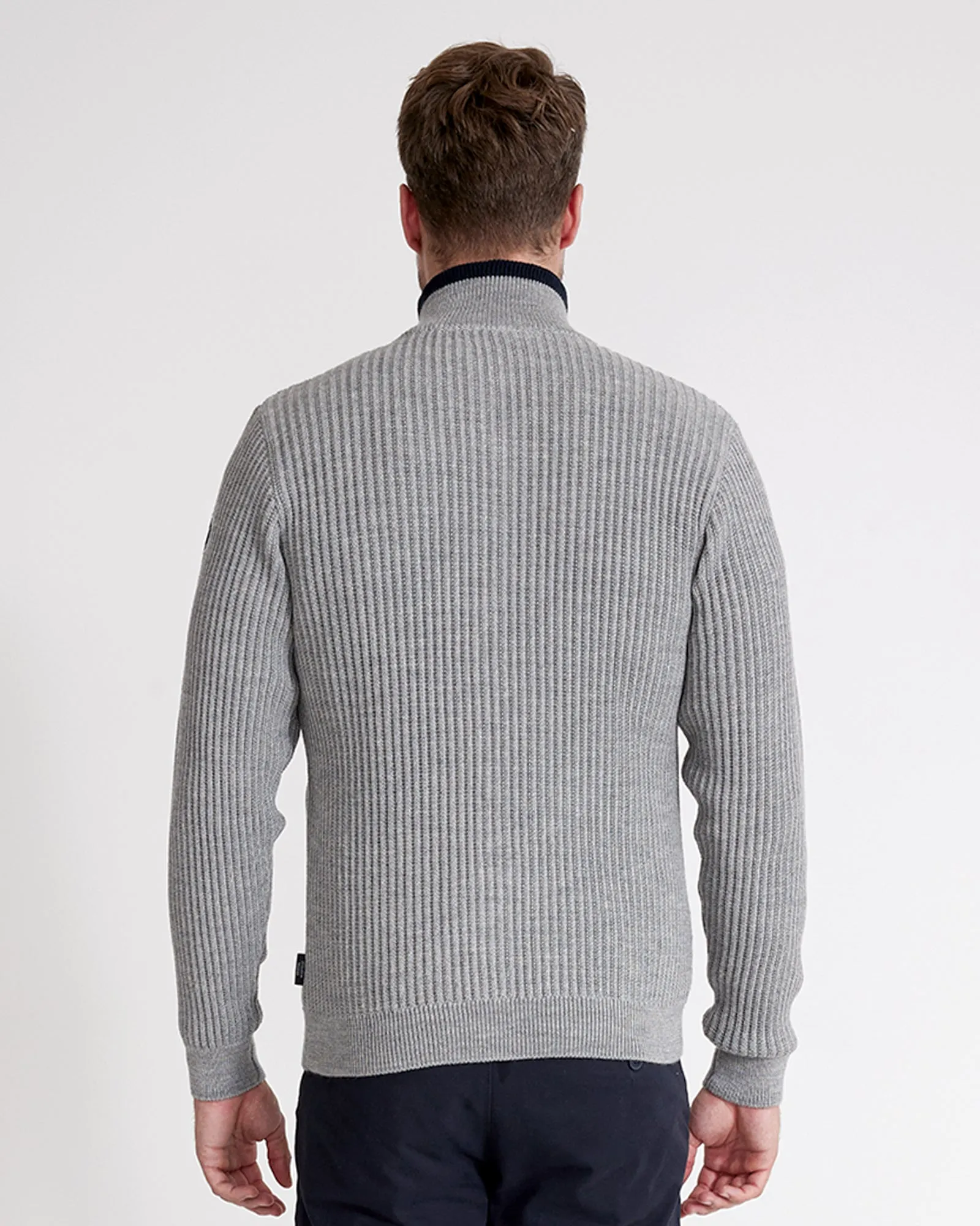 Ragnar Full Zip Windproof- Lt. Grey Melange