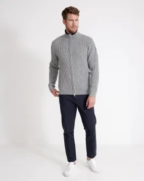 Ragnar Full Zip Windproof- Lt. Grey Melange