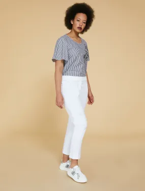 RETTA STRETCH SATIN TROUSERS