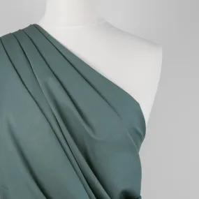 Rome - Steel Teal, Viscose Rich Heavy Ponte de Roma Stretch Fabric Sample