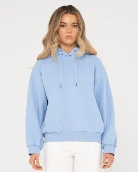 Rusty Script Oversize Hooded Fleece