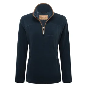 Schoffel Ladies Tilton 1/4 Zip Fleece - Petrol Blue