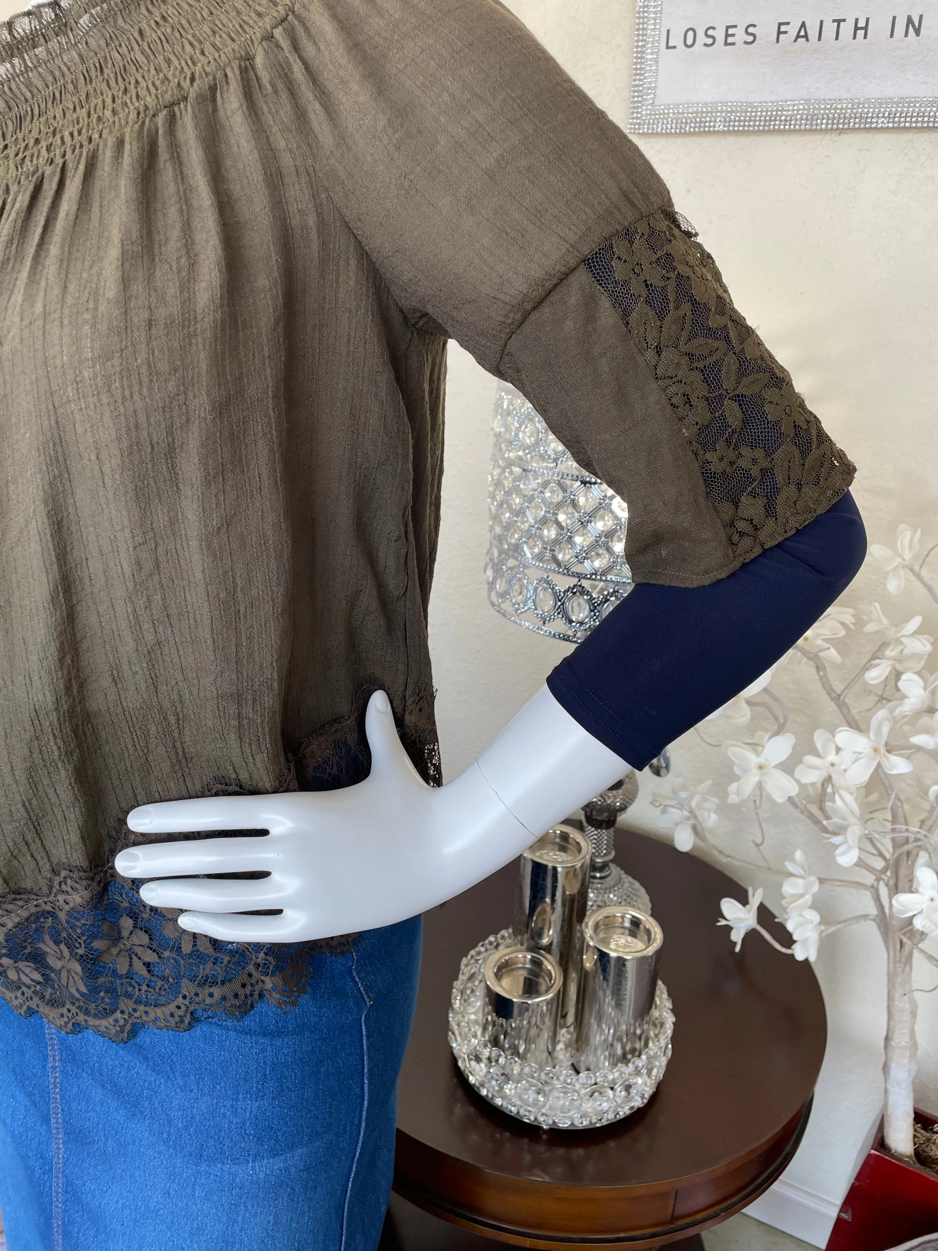 Sleeve Extensions - Navy.2