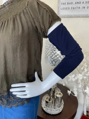 Sleeve Extensions - Navy.2