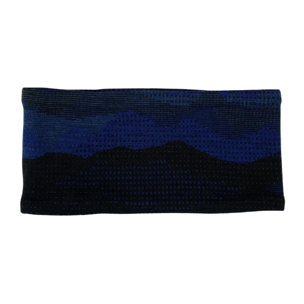 Smartwool Thermal Merino Pattern Reversible Blueberry Hill Headband (Unisex)