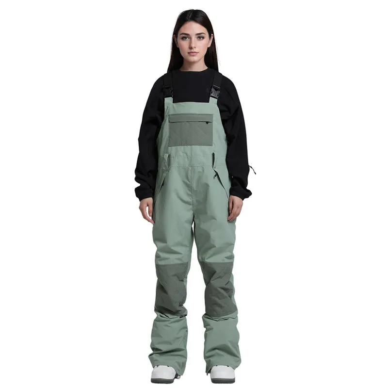 Sporty One-piece Bibs Pants for Girls