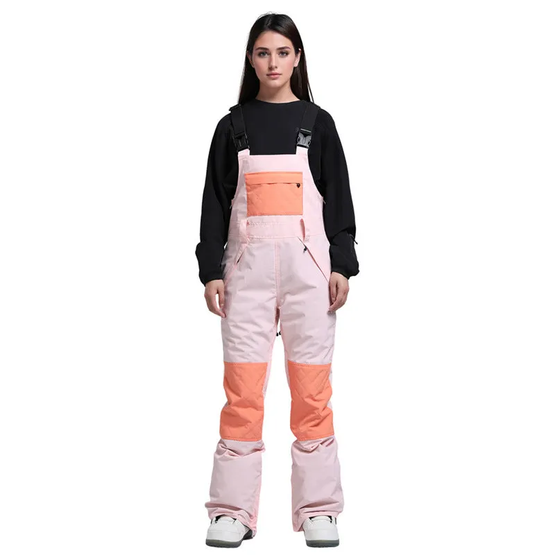 Sporty One-piece Bibs Pants for Girls