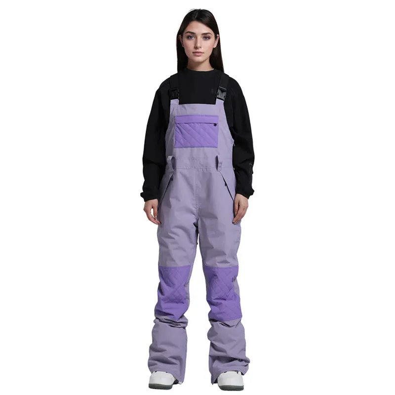 Sporty One-piece Bibs Pants for Girls