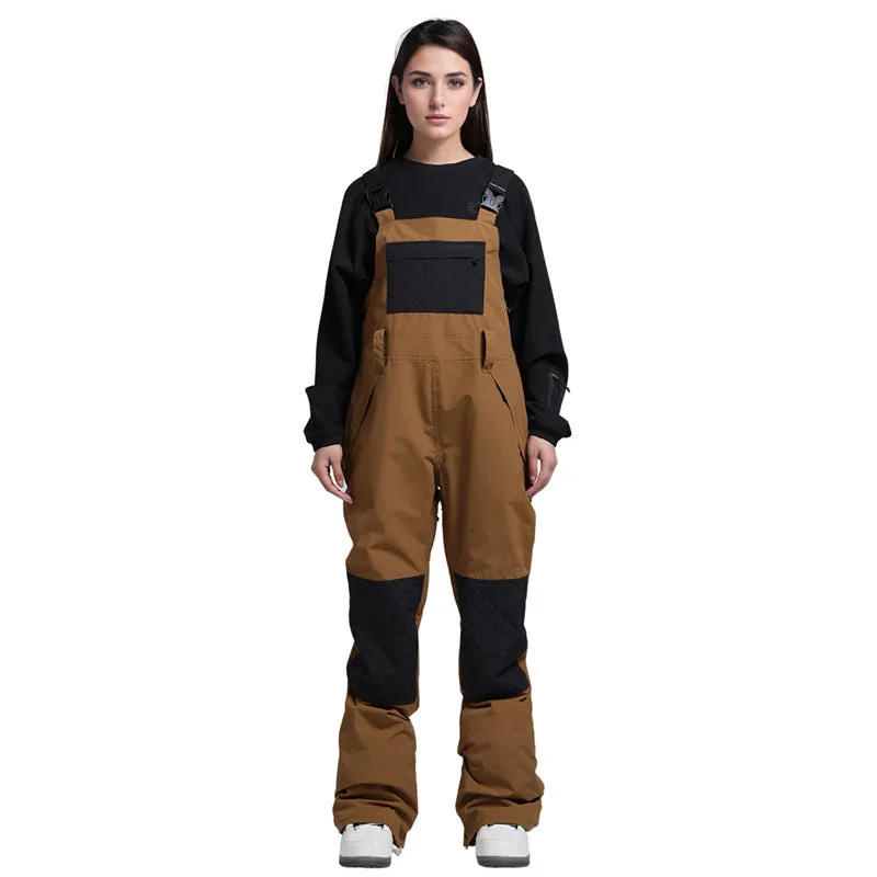 Sporty One-piece Bibs Pants for Girls